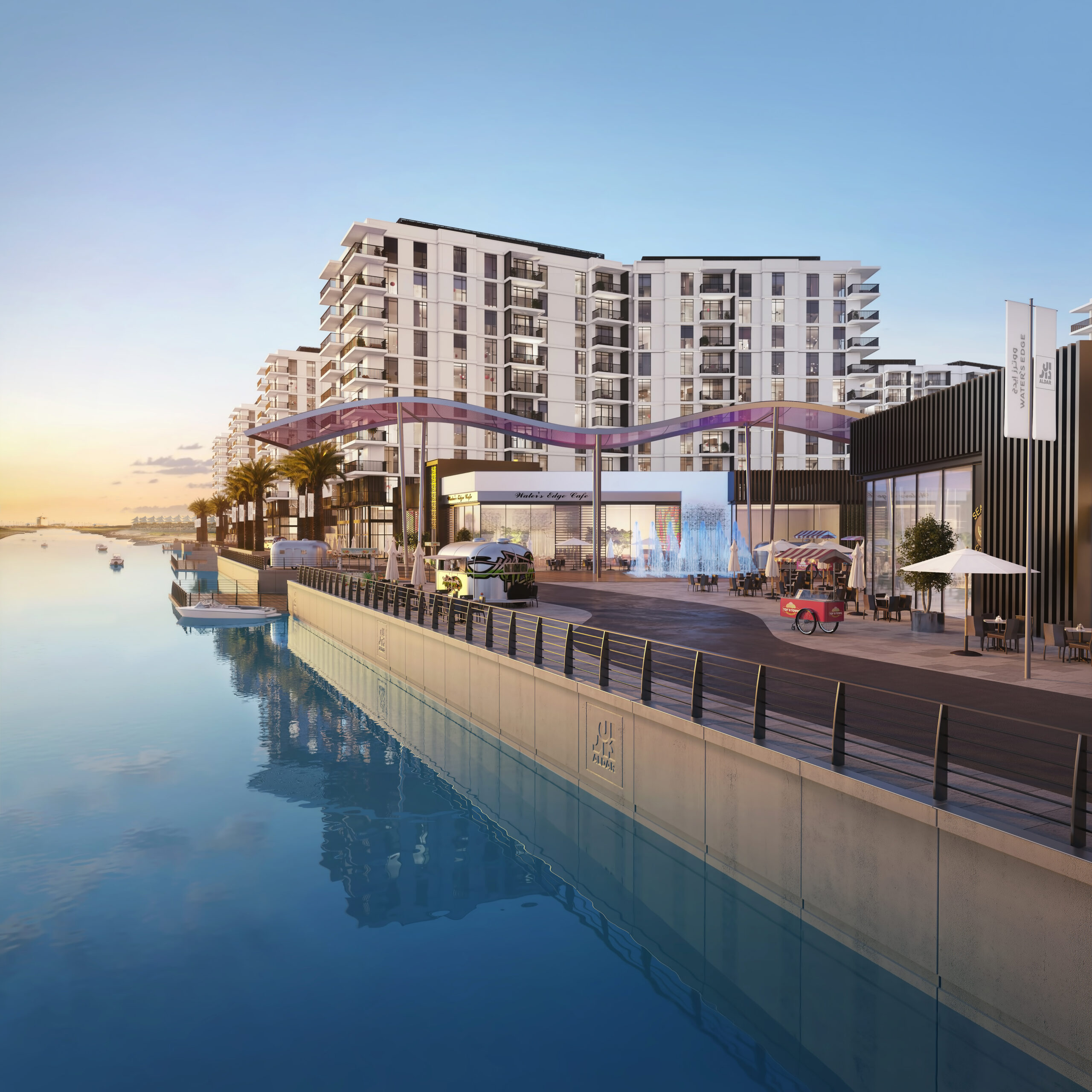 waters edge location
