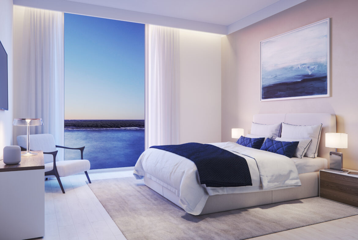 waters edge bedroom